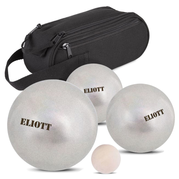 3 gravírozott pétanque-golyóból álló készlet keresztnévvel 3 gravírozott pétanque-golyóból álló készlet keresztnévvel