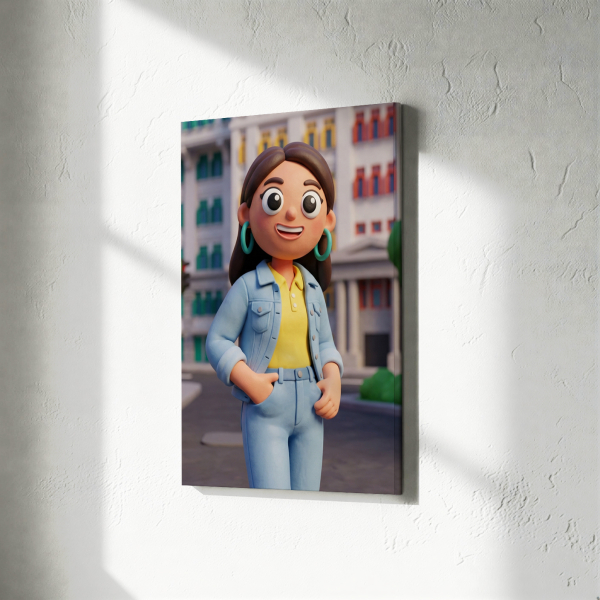 Clay Art stílusú portré egy fénykép alapján Clay Art stílusú portré egy fénykép alapján
