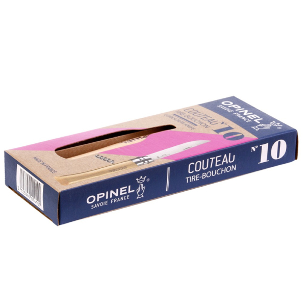 Gravírozott Opinel 10-es számú dugóhúzós kés Gravírozott Opinel 10-es számú dugóhúzós kés