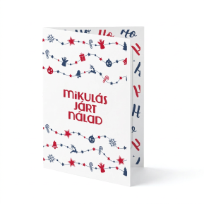 Karácsonyi üdvözlőkártya | Hohoho Karácsonyi üdvözlőkártya | Hohoho