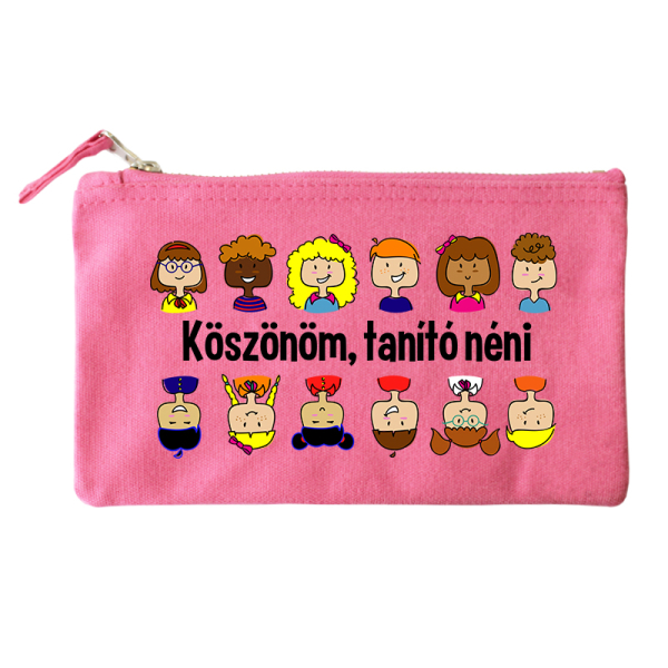 Kis pamuttáska Köszönöm, tanító néni felirattal Kis pamuttáska Köszönöm, tanító néni felirattal