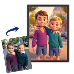 Portre 3d animációs film stílusában egy fénykép alapján Portre 3d animációs film stílusában egy fénykép alapján