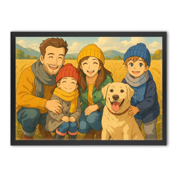 Portré a japán animációs film stílusában egy fénykép alapján Portré a japán animációs film stílusában egy fénykép alapján