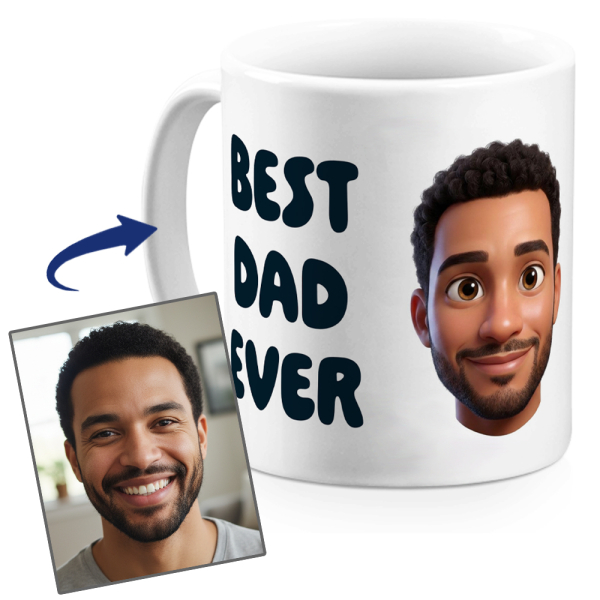Személyre szabott Best Dad bögre Személyre szabott Best Dad bögre