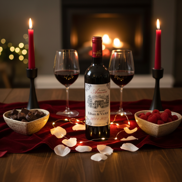 Személyre szabott borosüveg Bastide Amour Személyre szabott borosüveg Bastide Amour
