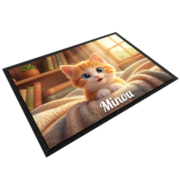 Személyre szabott tálalátét 3D-s animációs stílusban kutyának vagy mac Személyre szabott tálalátét 3D-s animációs stílusban kutyának vagy mac