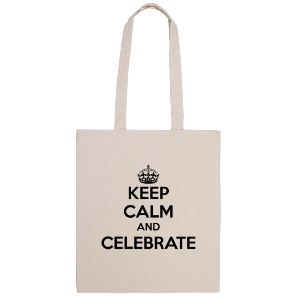 Személyre szabott vászontáska Keep Calm Személyre szabott vászontáska Keep Calm