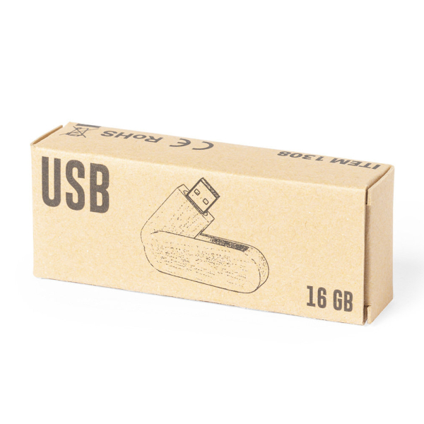 16 GB szem&eacute;lyre szabott fa USB-kulcs