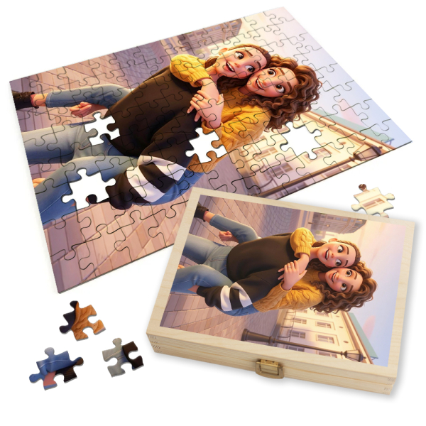 3D anim&aacute;ci&oacute;v&aacute; alak&iacute;tott fot&oacute; puzzle