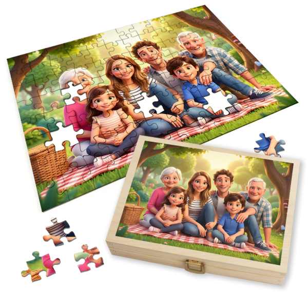 3D anim&aacute;ci&oacute;v&aacute; alak&iacute;tott fot&oacute; puzzle