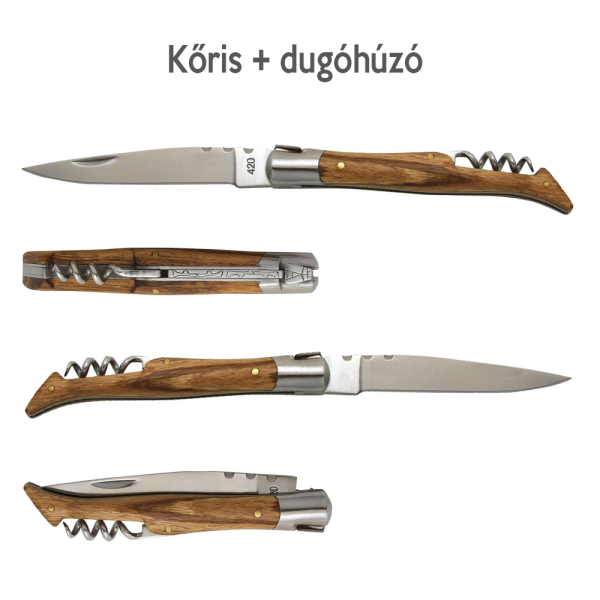 Szem&eacute;lyre szabott Laguiole st&iacute;lus&uacute; k&eacute;s