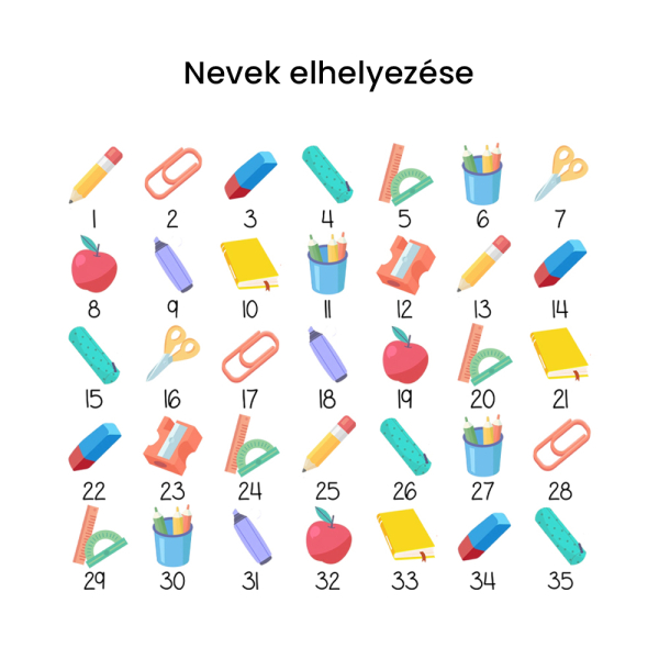 Szem&eacute;lyre szabott tote bag Oszt&aacute;ly eml&eacute;kek