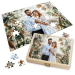 Egy olajfestménnyé átalakított fotó puzzle-je Egy olajfestménnyé átalakított fotó puzzle-je