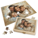 Egy olajfestménnyé átalakított fotó puzzle-je Egy olajfestménnyé átalakított fotó puzzle-je