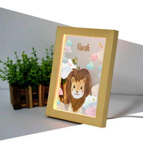 Felhők �s �llatok LED-es k�pkeret