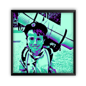 Keretezett Pop Art poszter