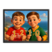 Fotómontázs 3D animációs film stílusú portréhoz Fotómontázs 3D animációs film stílusú portréhoz