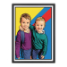 Pop art képregény stílusú portré fotó alapján Pop art képregény stílusú portré fotó alapján