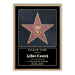 Szem&eacute;lyre szabott Walk of Fame oklev&eacute;l keretben