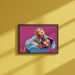Portre a pop art stílusú WPAP szerint egy fénykép alapján Portre a pop art stílusú WPAP szerint egy fénykép alapján