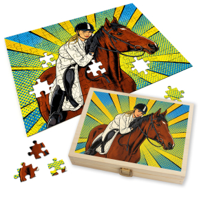 Fot�puzzle Pop Art Comics | Roy Lichtenstein st�lus�ban