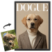 DOGUE magazin c&iacute;mlapja egy fot&oacute; alapj&aacute;n