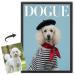DOGUE magazin c&iacute;mlapja egy fot&oacute; alapj&aacute;n