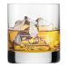 Grav&iacute;rozott whiskys poh&aacute;r szarvassal